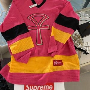 Supreme 💯 Authentic NWT ANKH Hockey Jersey Size L